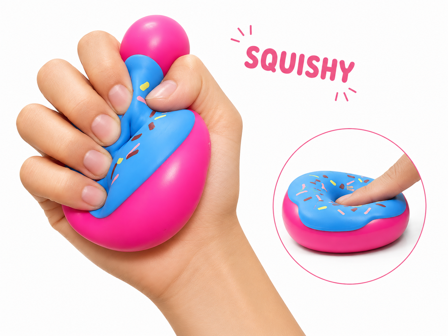 Squeeze Doughnuts Squishy Toy-MSS18