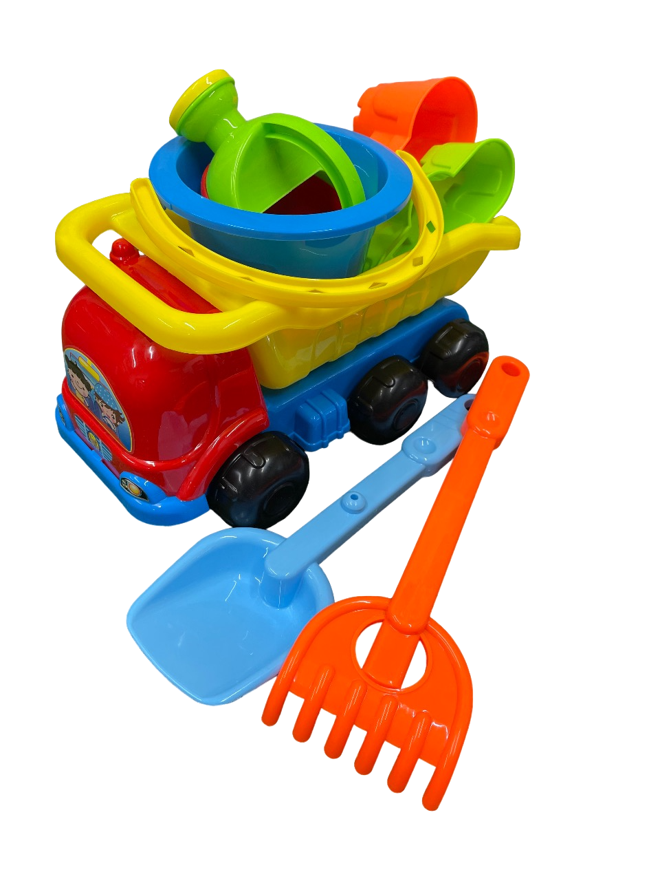 Beach Sand Truck Play Set – Colorful All-in-One Sand Toy BS03