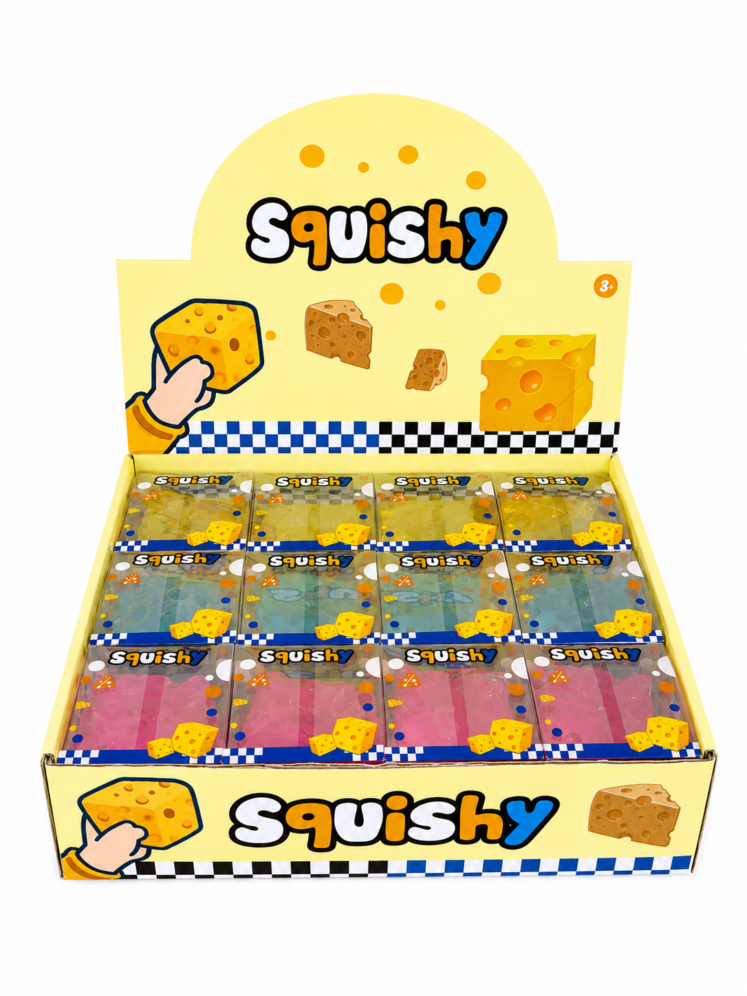 Cheese Memory Vaseline Squishy 2" MSS9-MC