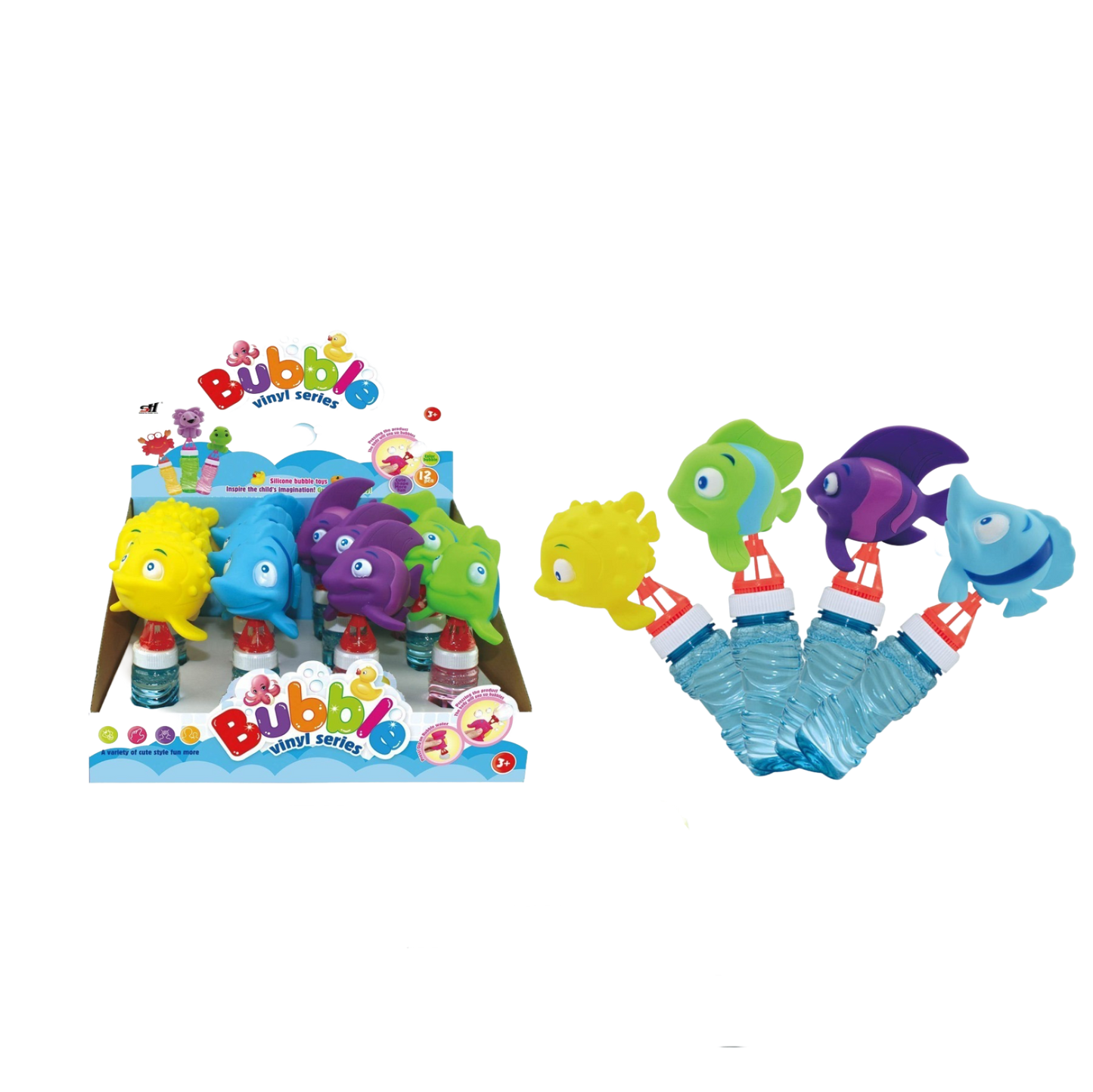 Fish Character Bubble Toy – Vinyl Series MSSB3