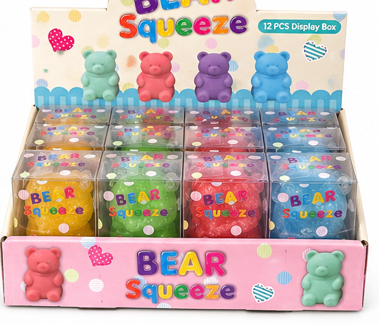 3" Slushy Gummy Bear Squishy – Assorted Colors MSS65