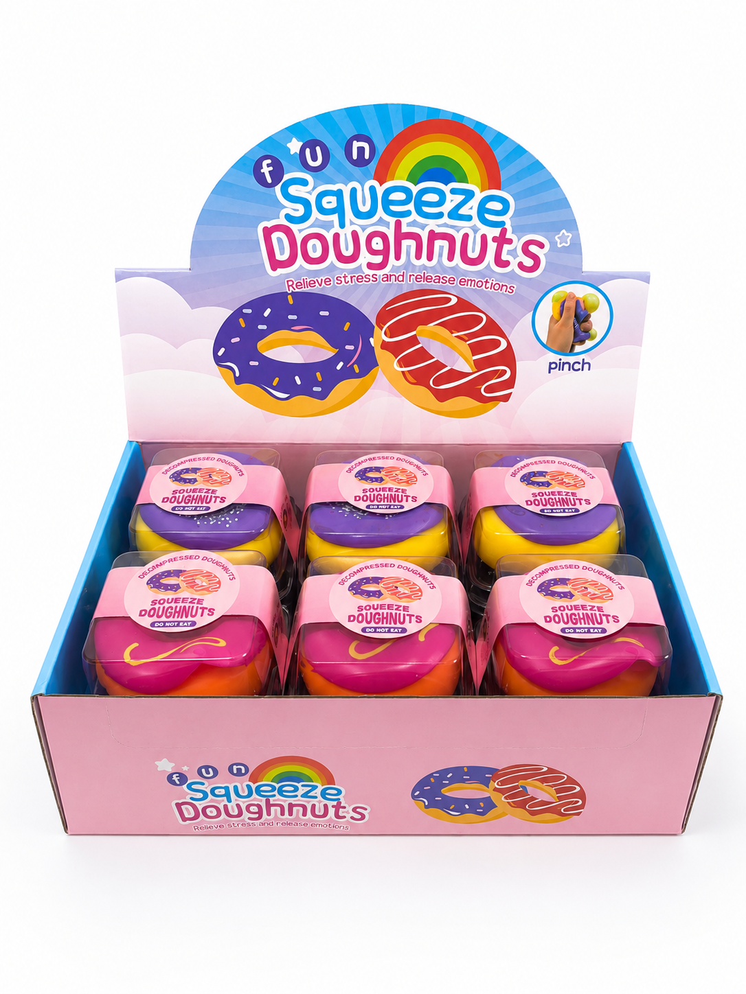 Squeeze Doughnuts Squishy Toy-MSS18