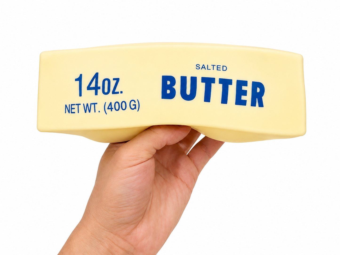 Squeezy Butter Squishy – Extra Large 9.5” Rubber-Filled Sensory Toy MSS16