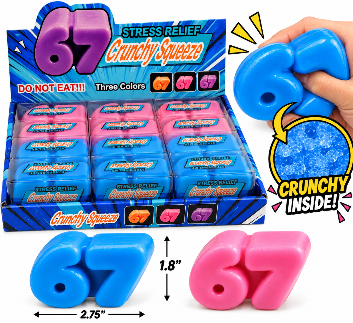 67 Crunchy Squeeze – Stress Relief Toy MSS67