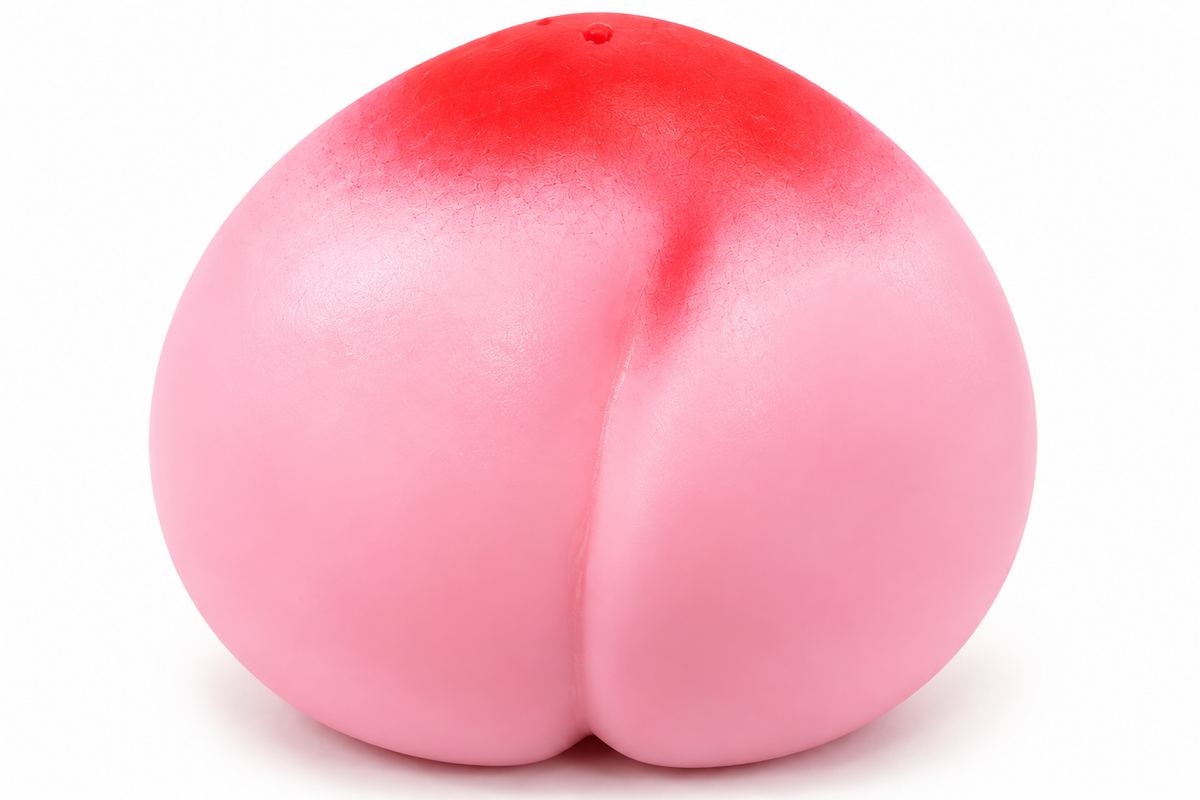 3” Crunchy Peach Squishy MSS55