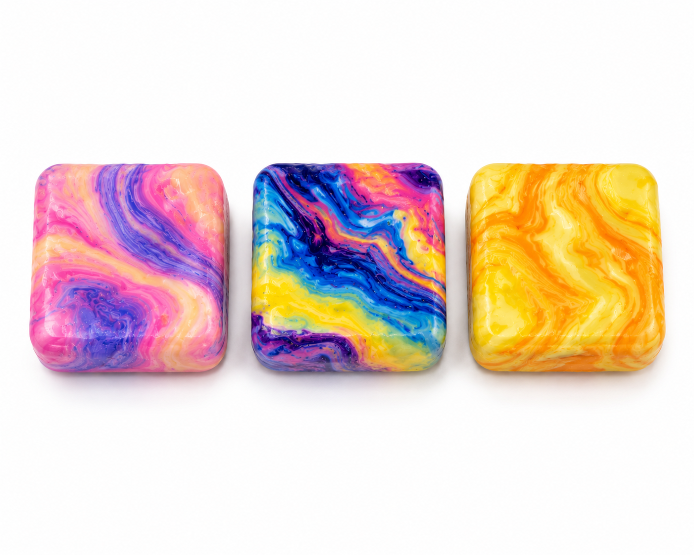 Cheese Squeeze Foam Squishy – 3” Assorted Styles 6 PC Display MSS5