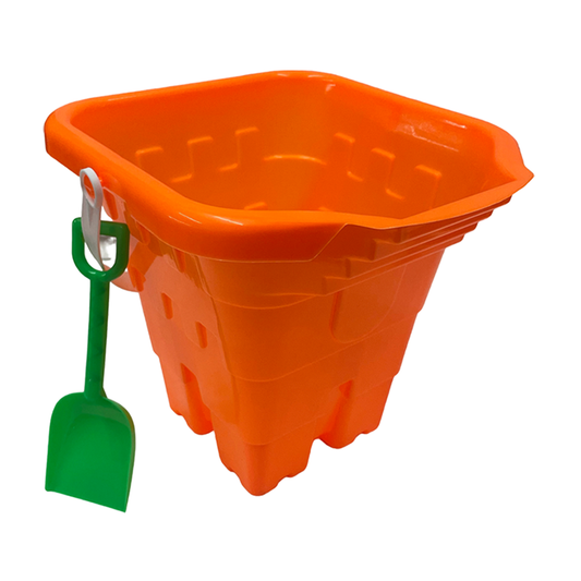 9" Sand Bucket with Shovel – Assorted Colors (24 PC Box) BUCKET-01