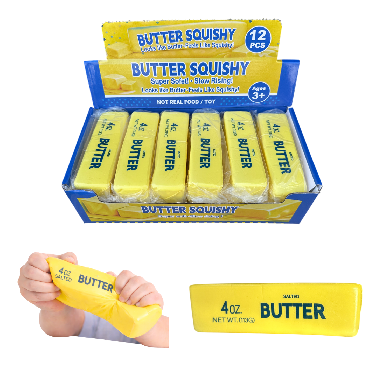 Butter Squishy Toy – Slow Rise (5.5”) MSUSB – Modek Sports