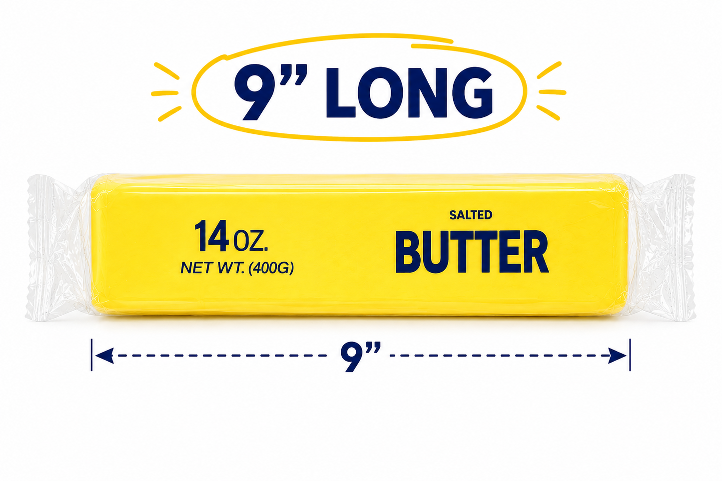 9" Jumbo Butter Squishy – 12 PC Display MSUSB-L