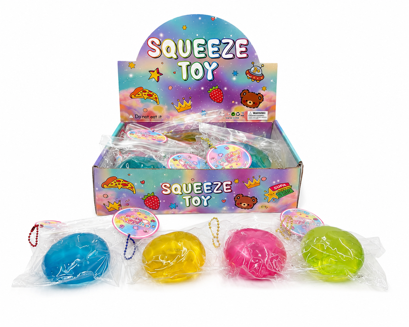 Colorful Jelly Squeeze Ball MSND22