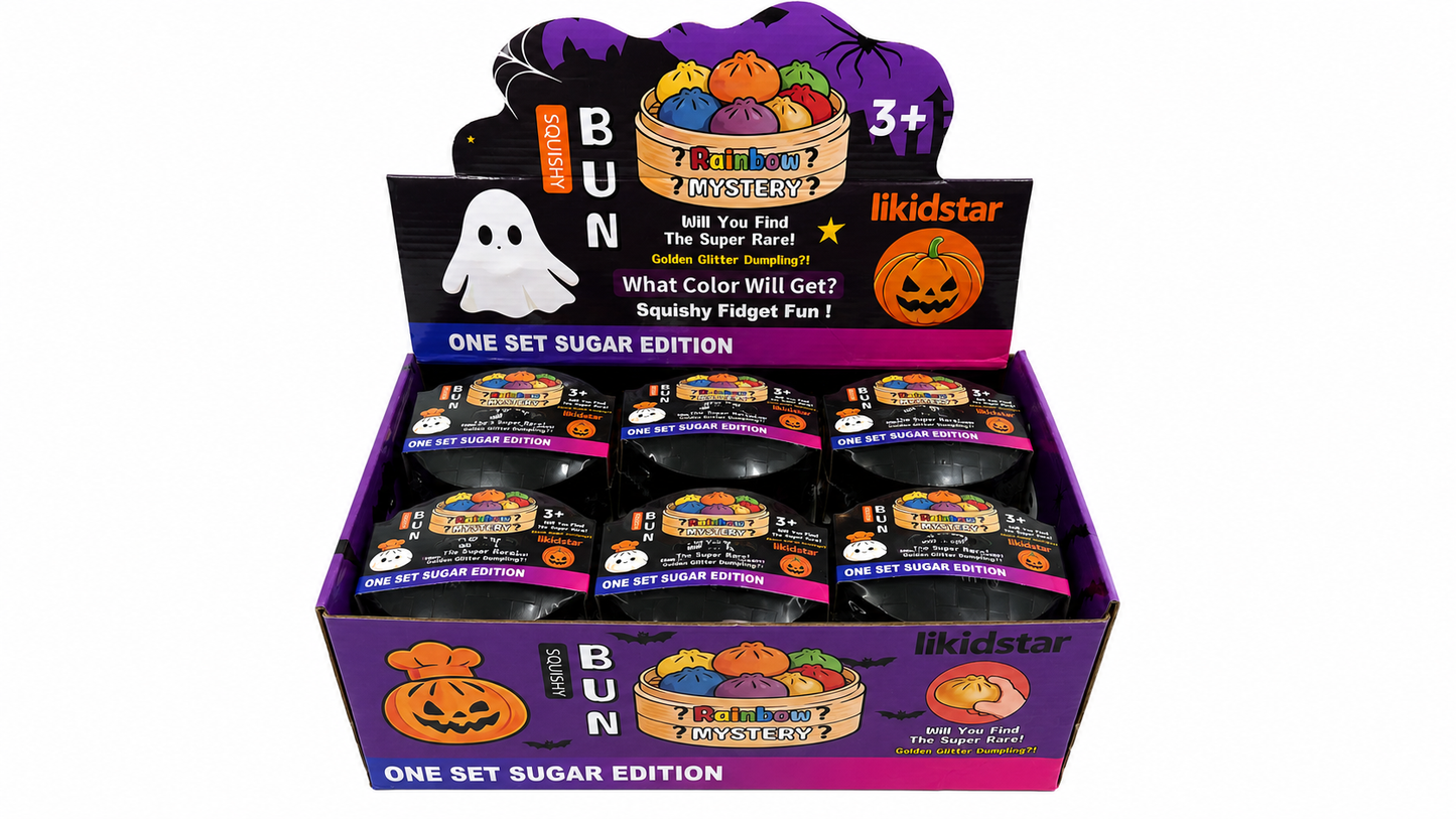 Halloween Glitter Gel Bead Squishy MSDS12