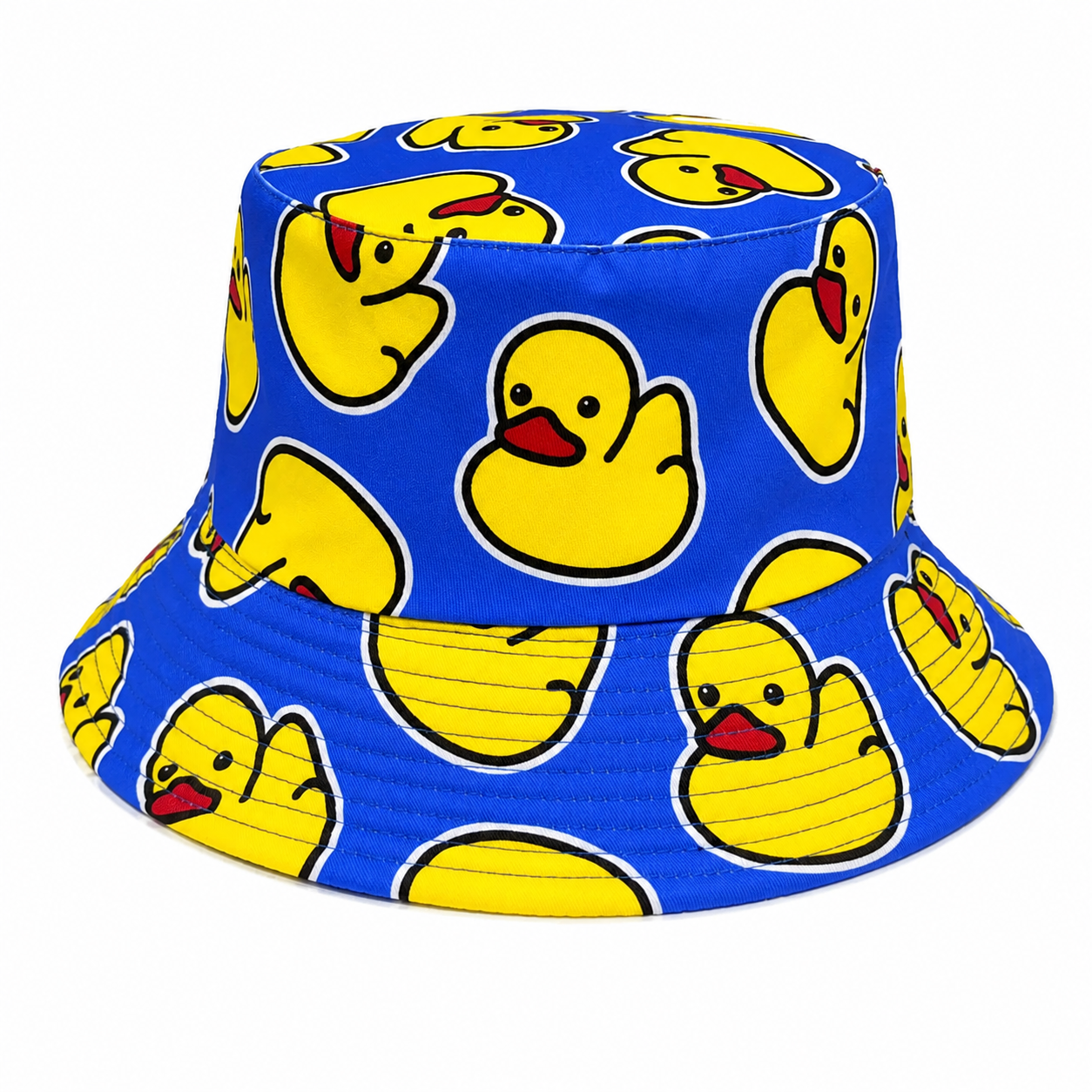 Reversible Duck Print Bucket Hat MSBH-D3