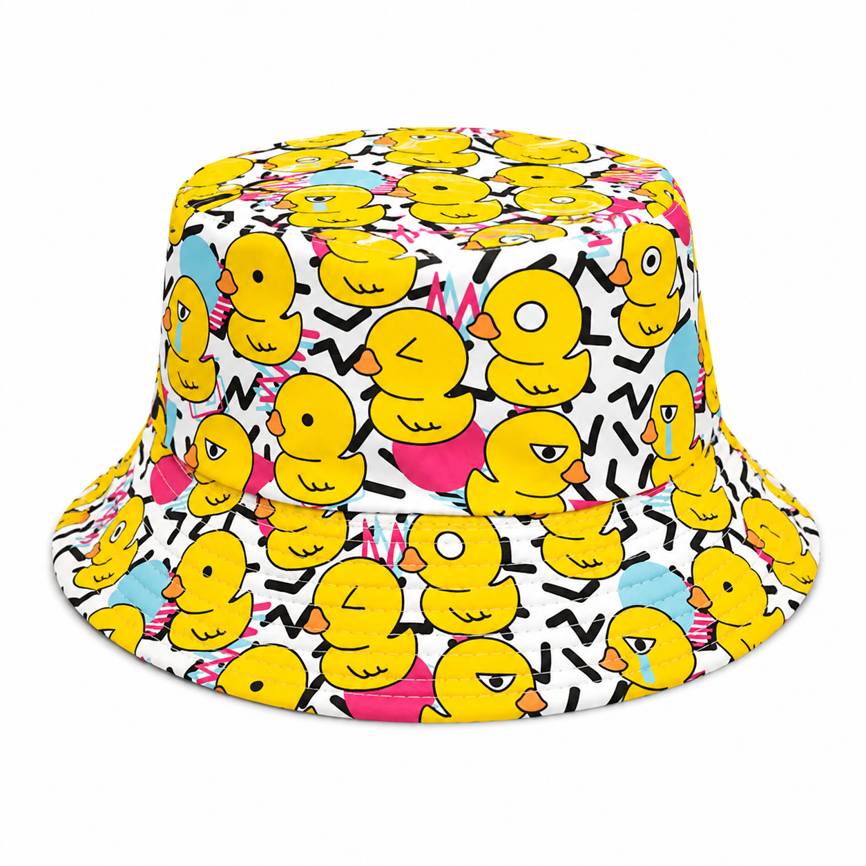 Reversible Duck Print Bucket Hat MSBH-D4