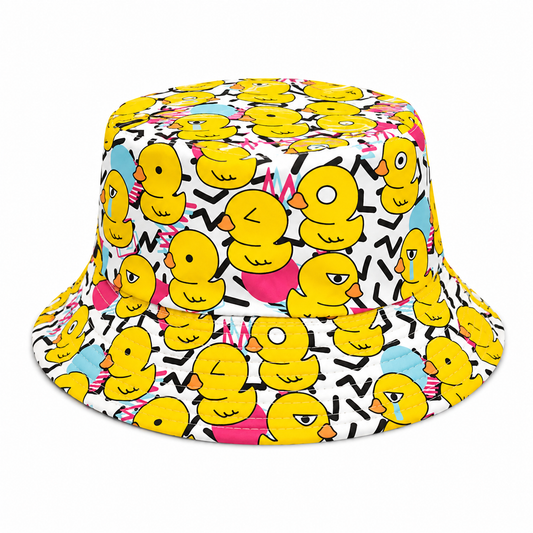 Reversible Duck Print Bucket Hat MSBH-D4