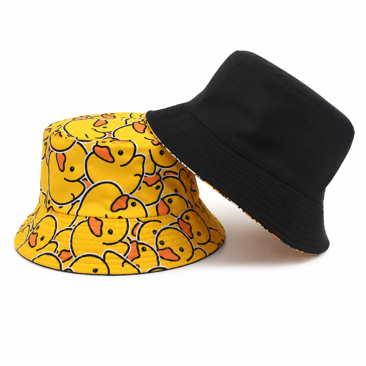 Reversible Duck Print Bucket Hat MSBH-D1