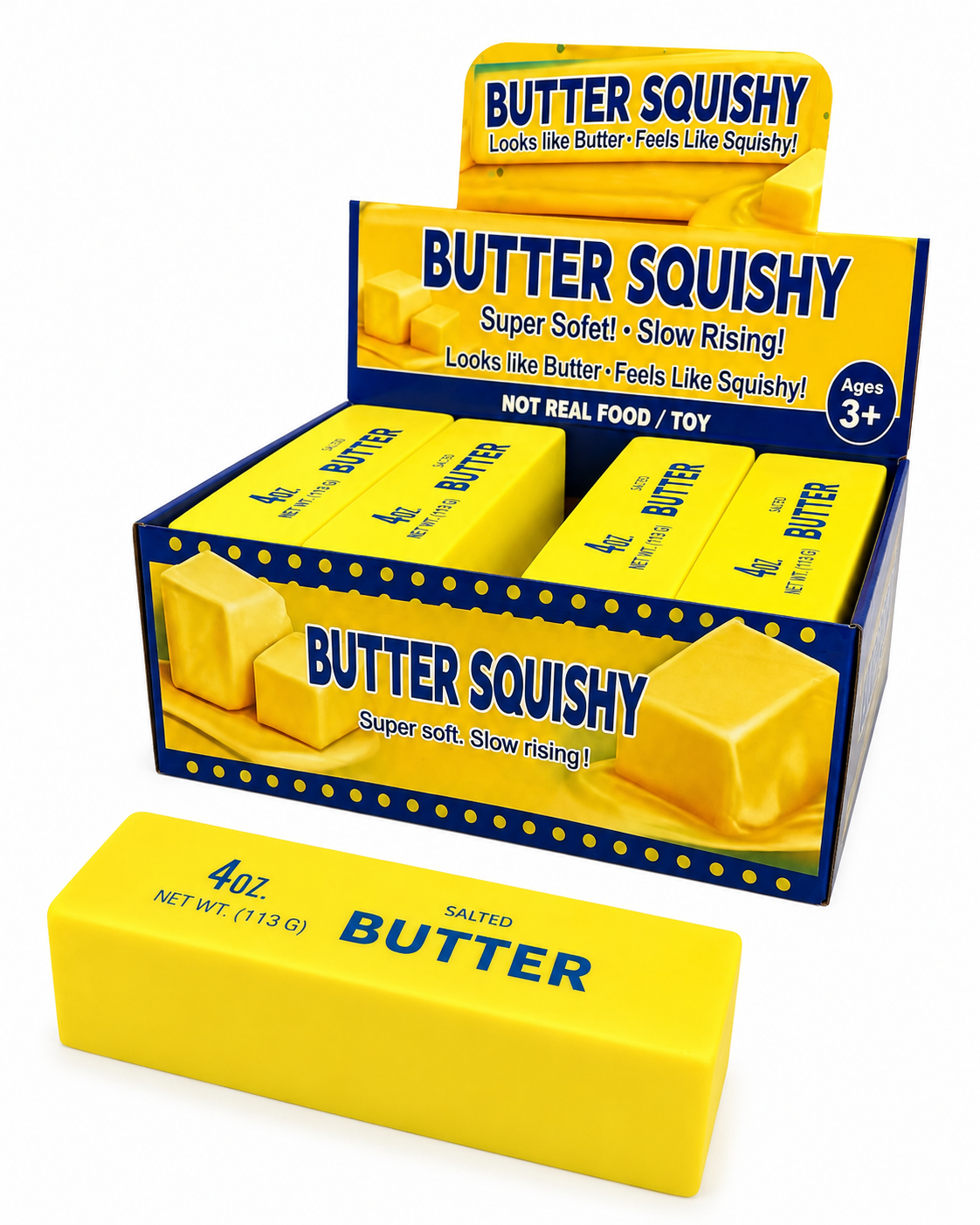 9" Butter Squishy – 10 Piece Display MSUSB-XL