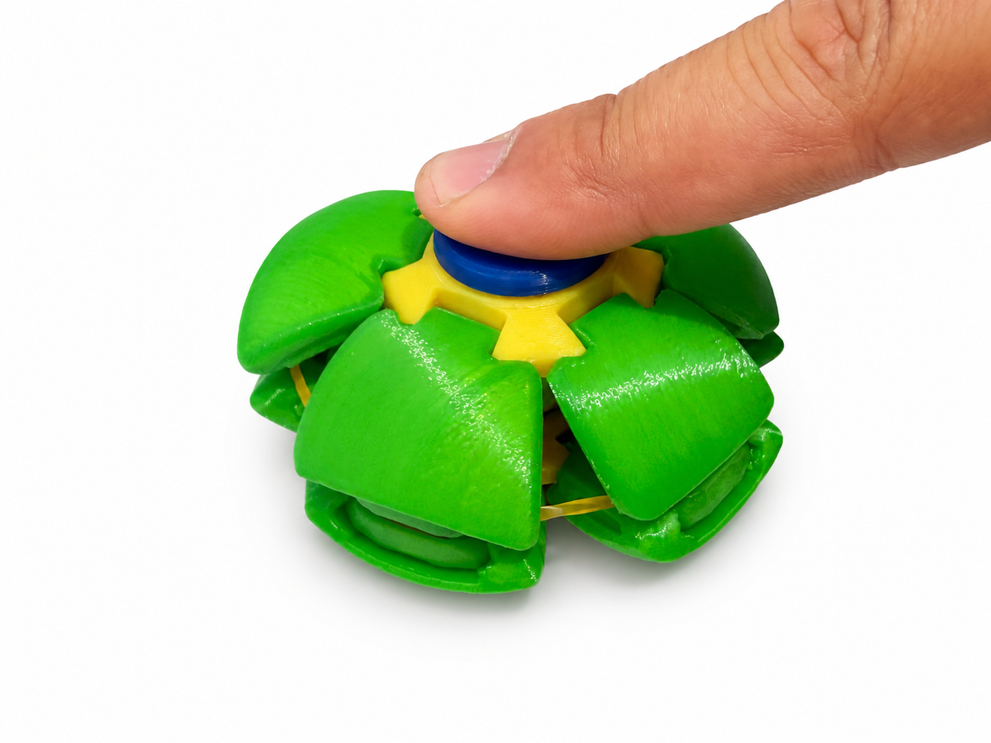 3D Printed Spin & Pop Fidget Toy – Mixed Colors MSFS1