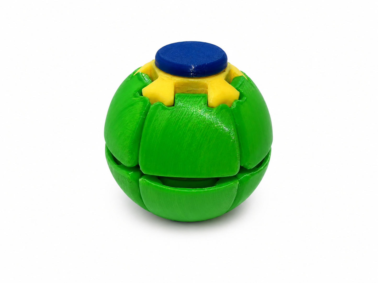 3D Printed Spin & Pop Fidget Toy – Mixed Colors MSFS1