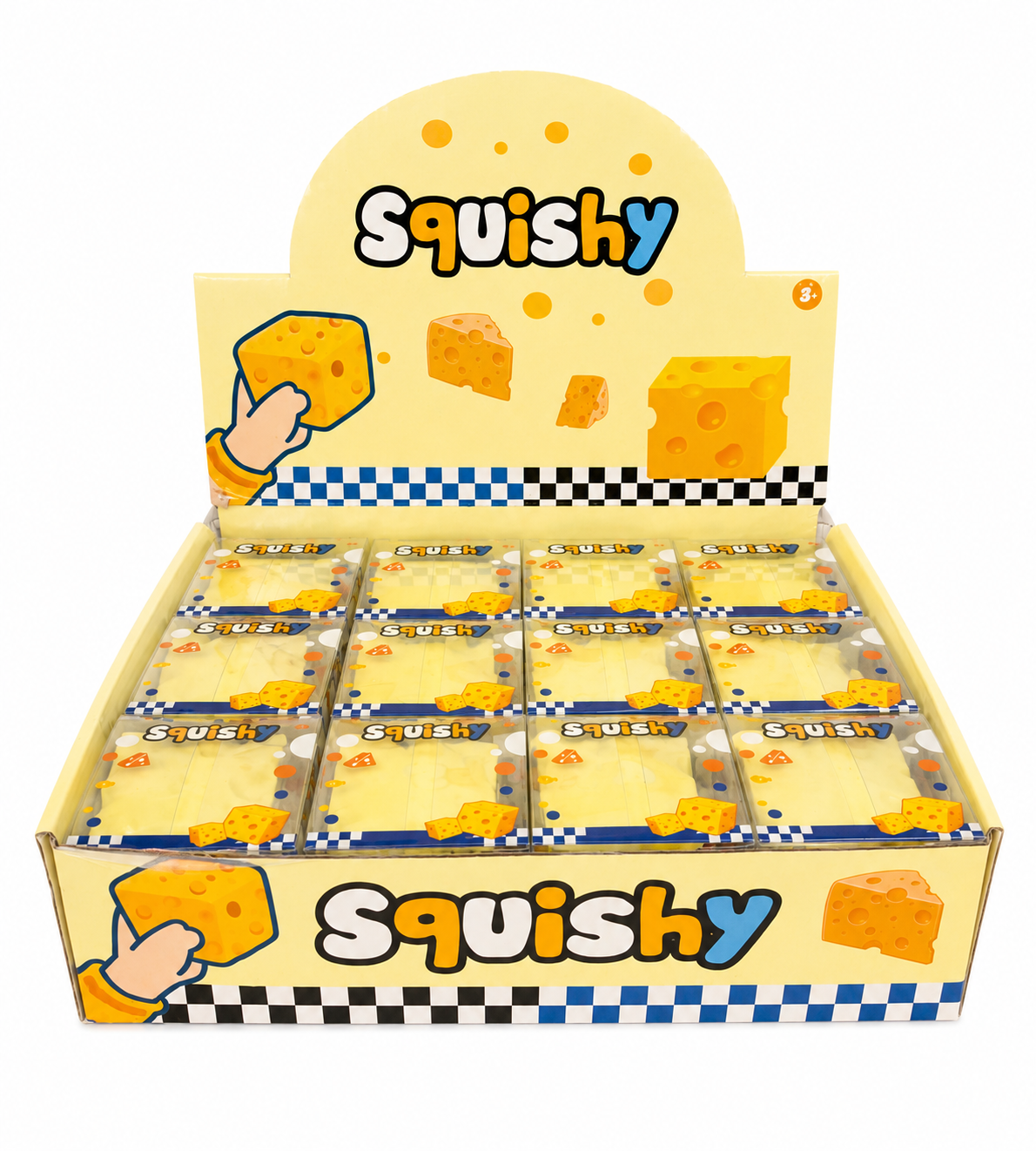 Cheese Memory Squishy 2" MSS9