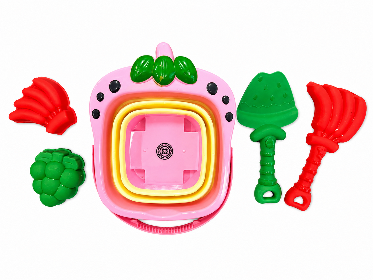 Strawberry Folding Beach Toy Set – 5 Piece Set MSFBS4