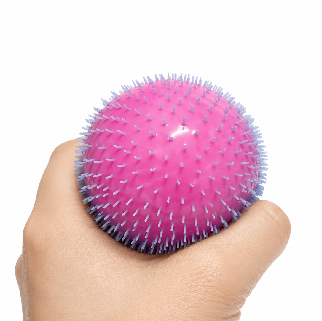 Fuzz Ball Stress Toy – Tofu Soft Velvet Squeeze MSND15