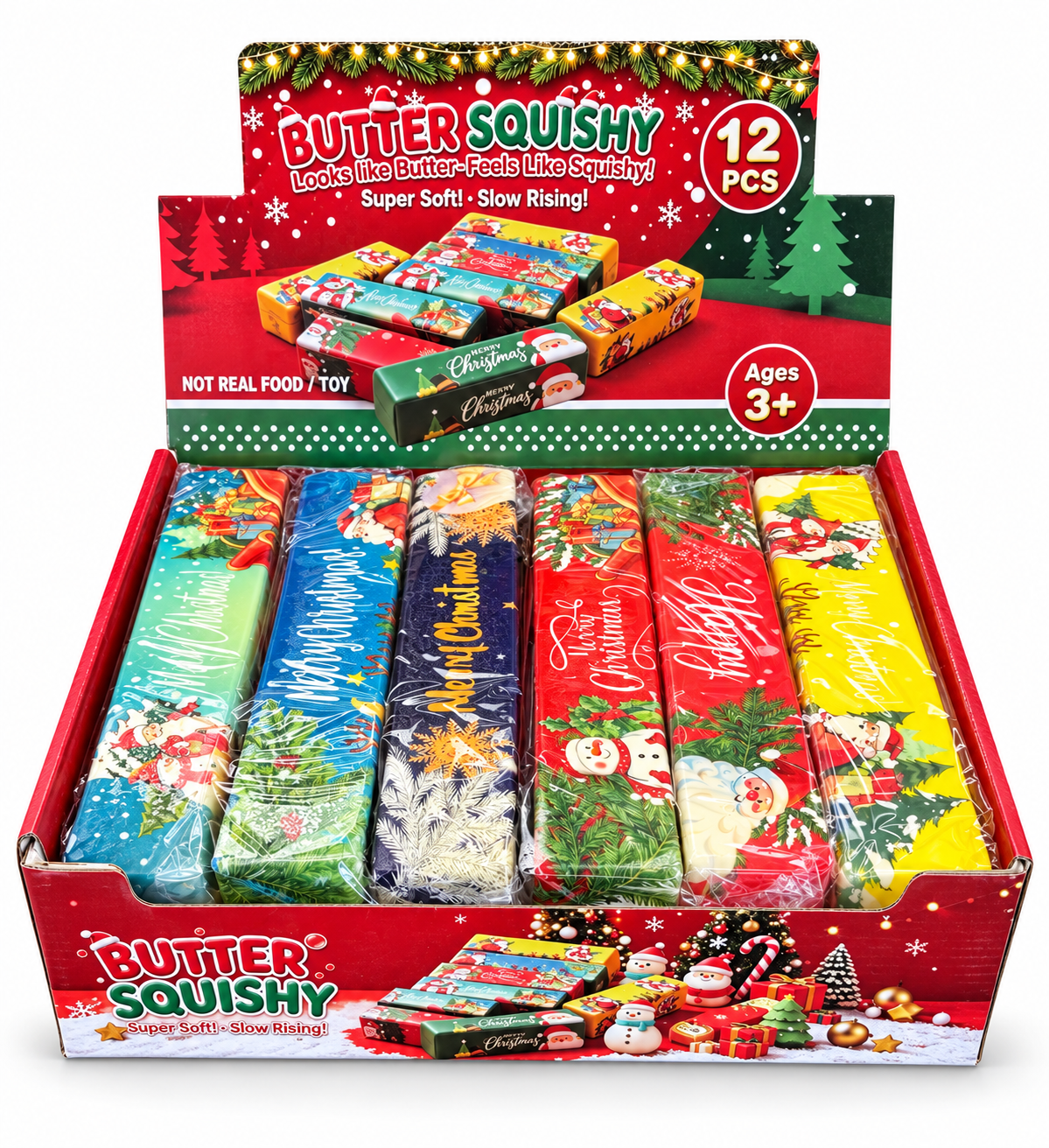 9" Christmas Foam Butter Squishy MSUSB-C9