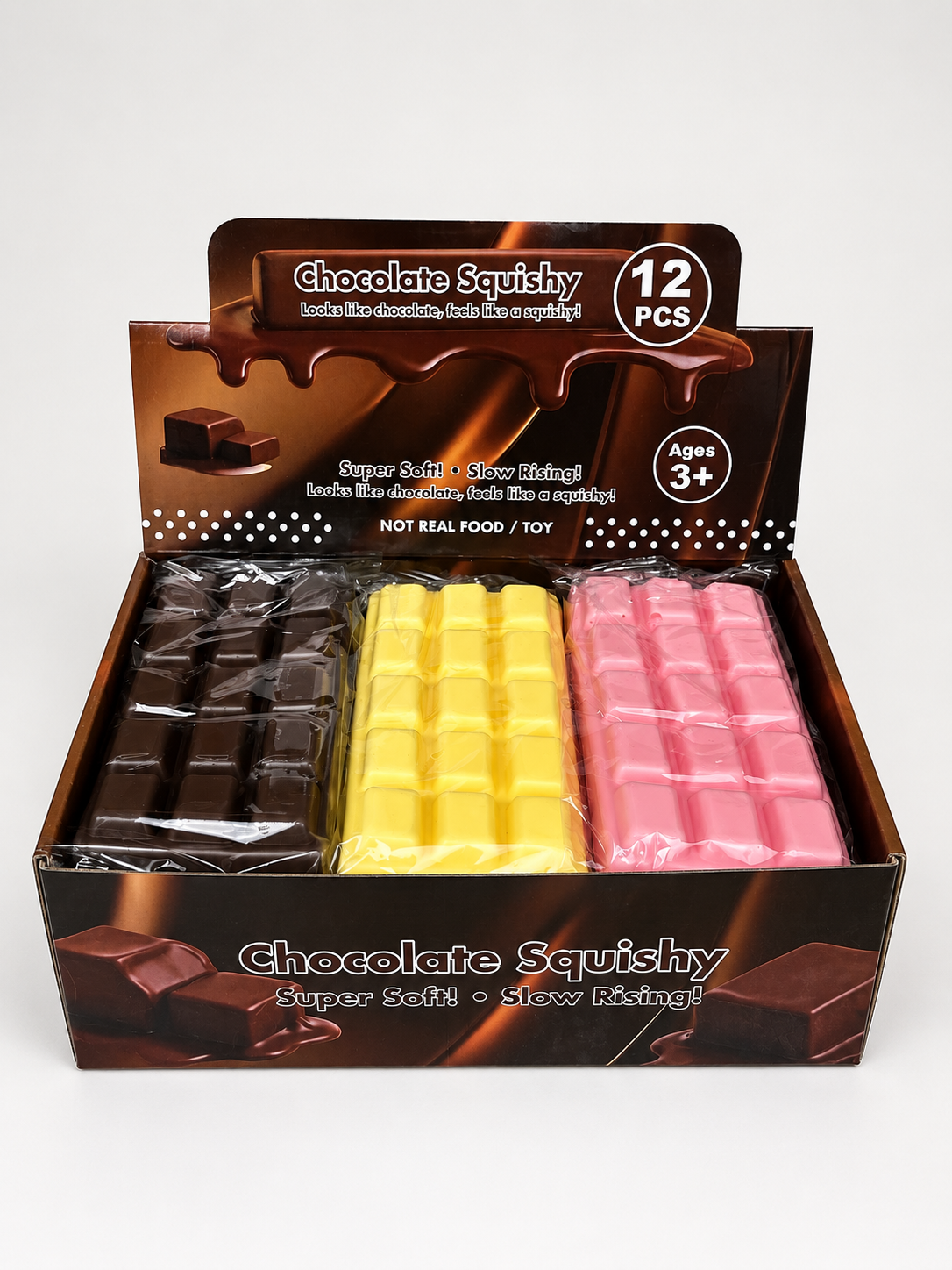 Chocolate Bar Squishy Toy – Slow Rise (6”) MSUSC