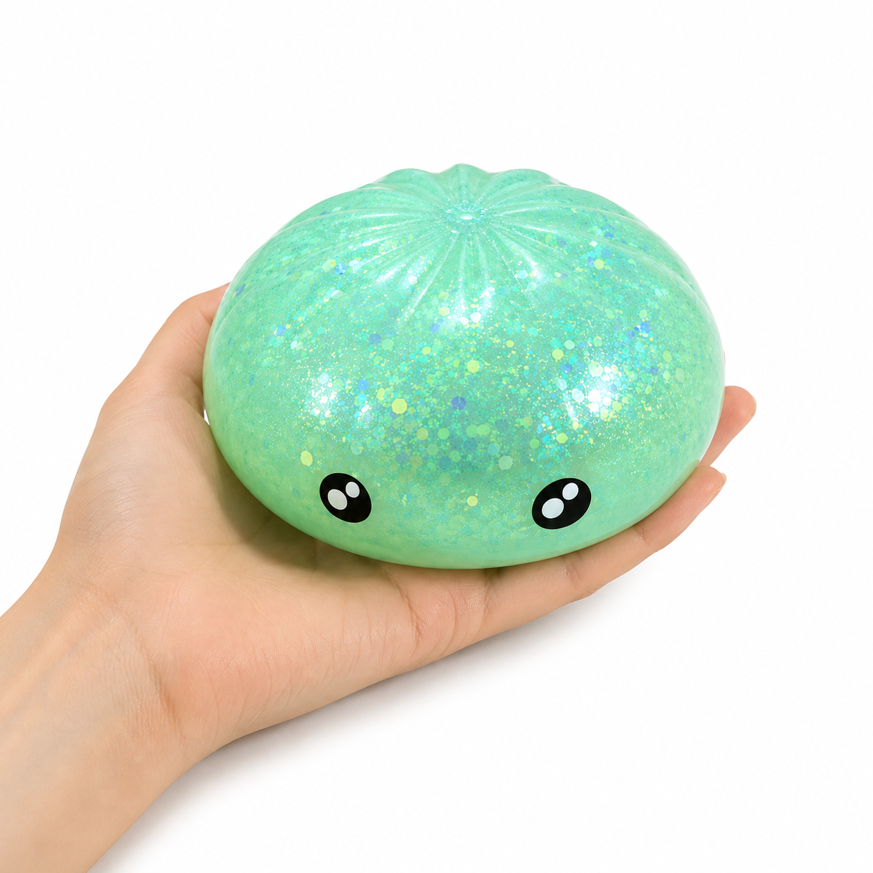 Glitter Squishy Dumpling (6”) MSDS12