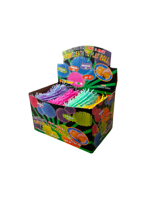 Light-Up Spiky Caterpillar Sensory Toy – Assorted Colors w/ Counter Display (12pc) MSSCSM