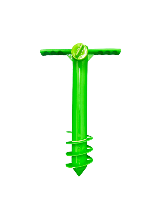 14" Beach Umbrella Sand Anchor – Heavy Duty Twist-In Base (Assorted Colors) MSANLG
