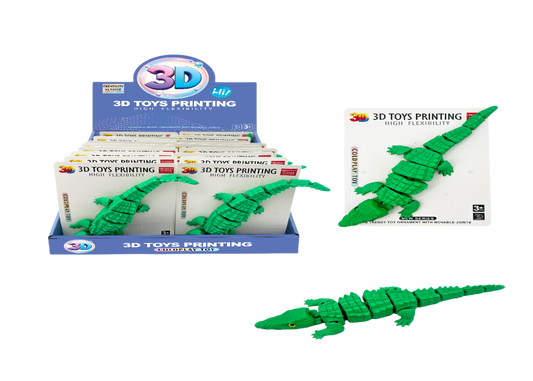 3D Printed Articulated Alligator – High Flexibility MS3D2
