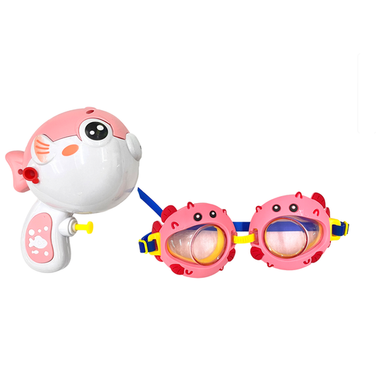 Kids Water Gun with Swim Goggles Set – Fun Beach & Pool Toy MS8022