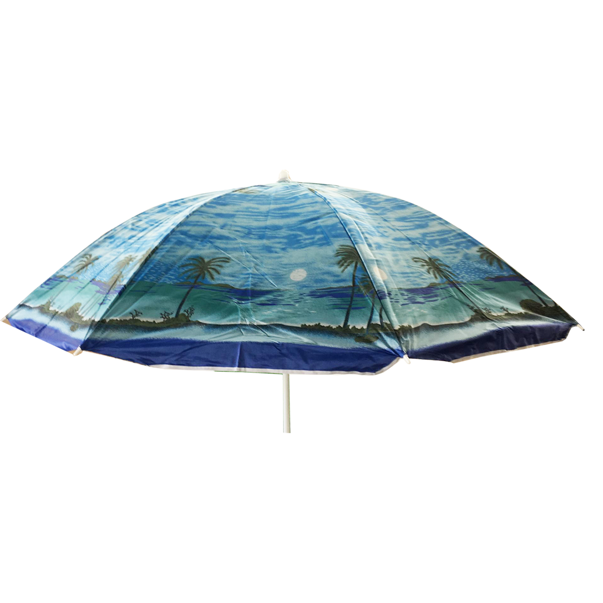 6' Beach Umbrella – Thin Pole – Assorted Striped Colors MSBU-01