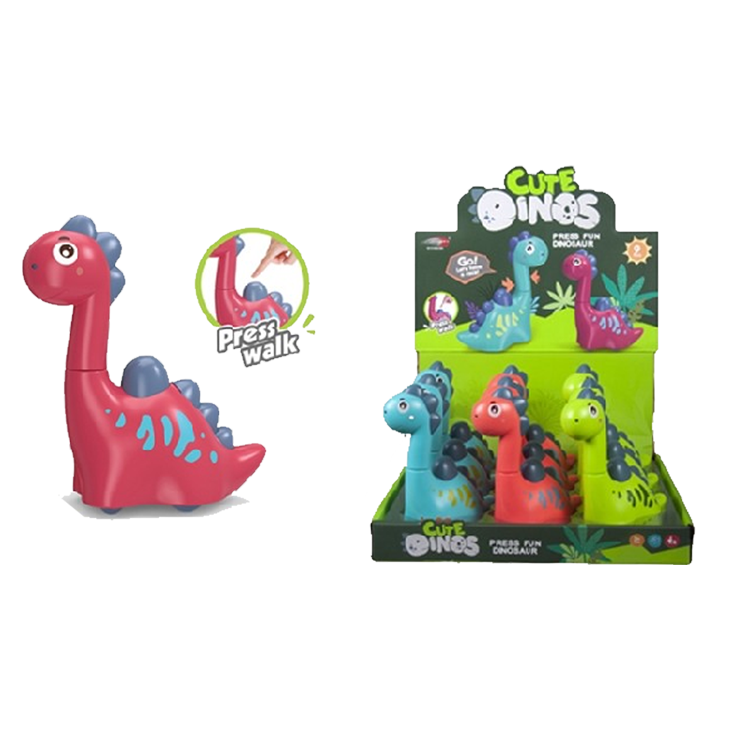 Press & Go Cute Dino – 9 PC Display MSDINO