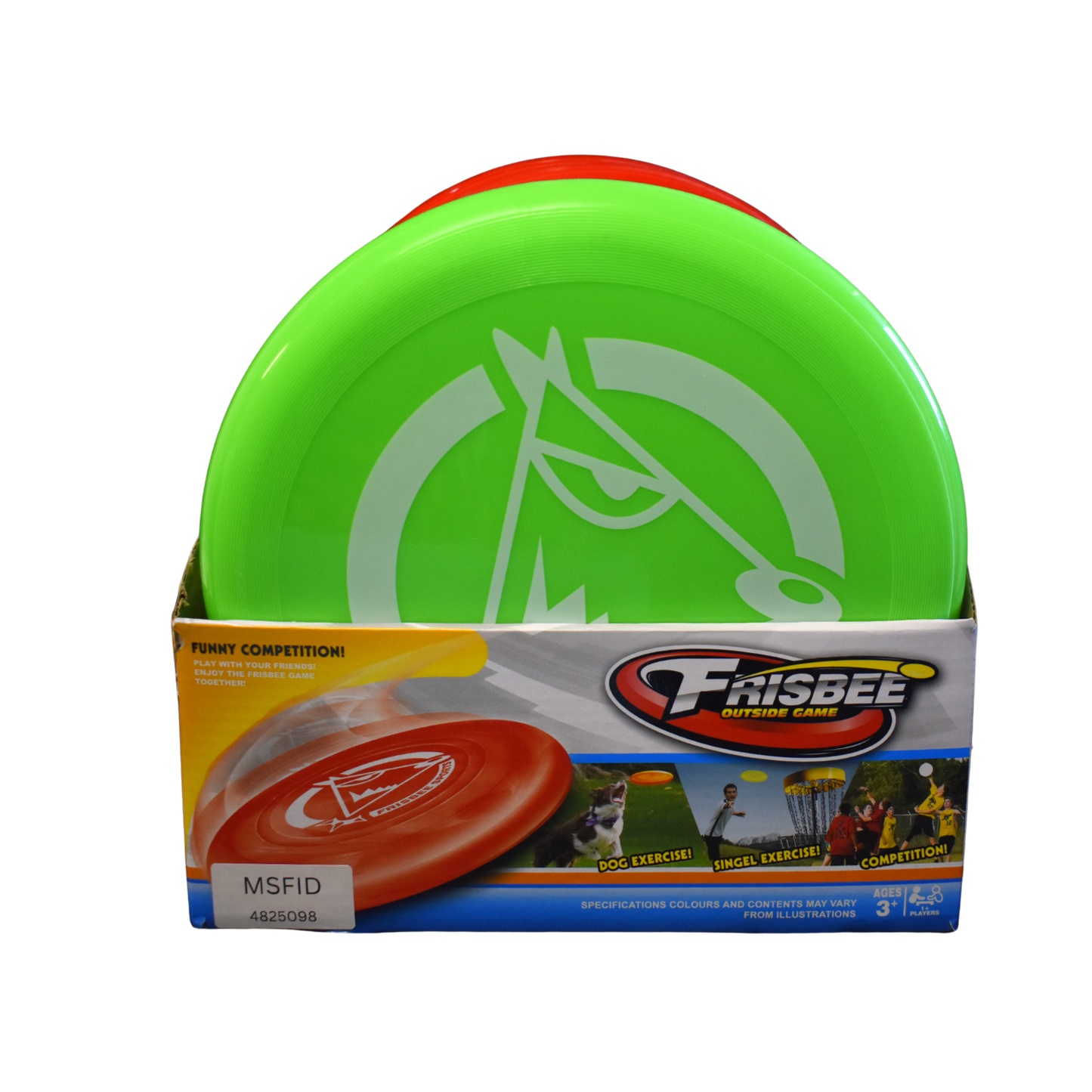 Flying Disc – 12pc Counter Display (Assorted Colors) MSFID