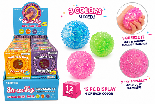 Brillante Ball Stress Toy Display MSND20