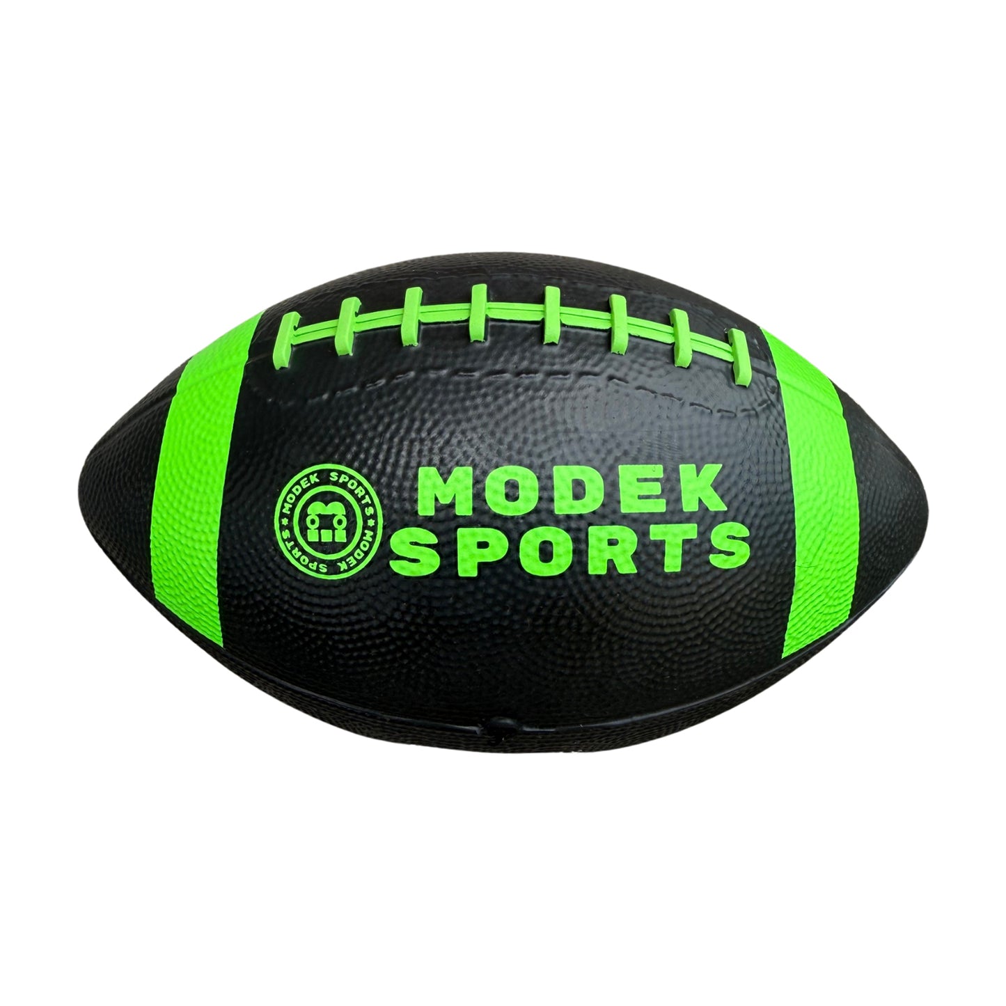 Size 3, 8" Rubber Football – Textured Grip (Assorted Colors Green and Orange) MSRB3