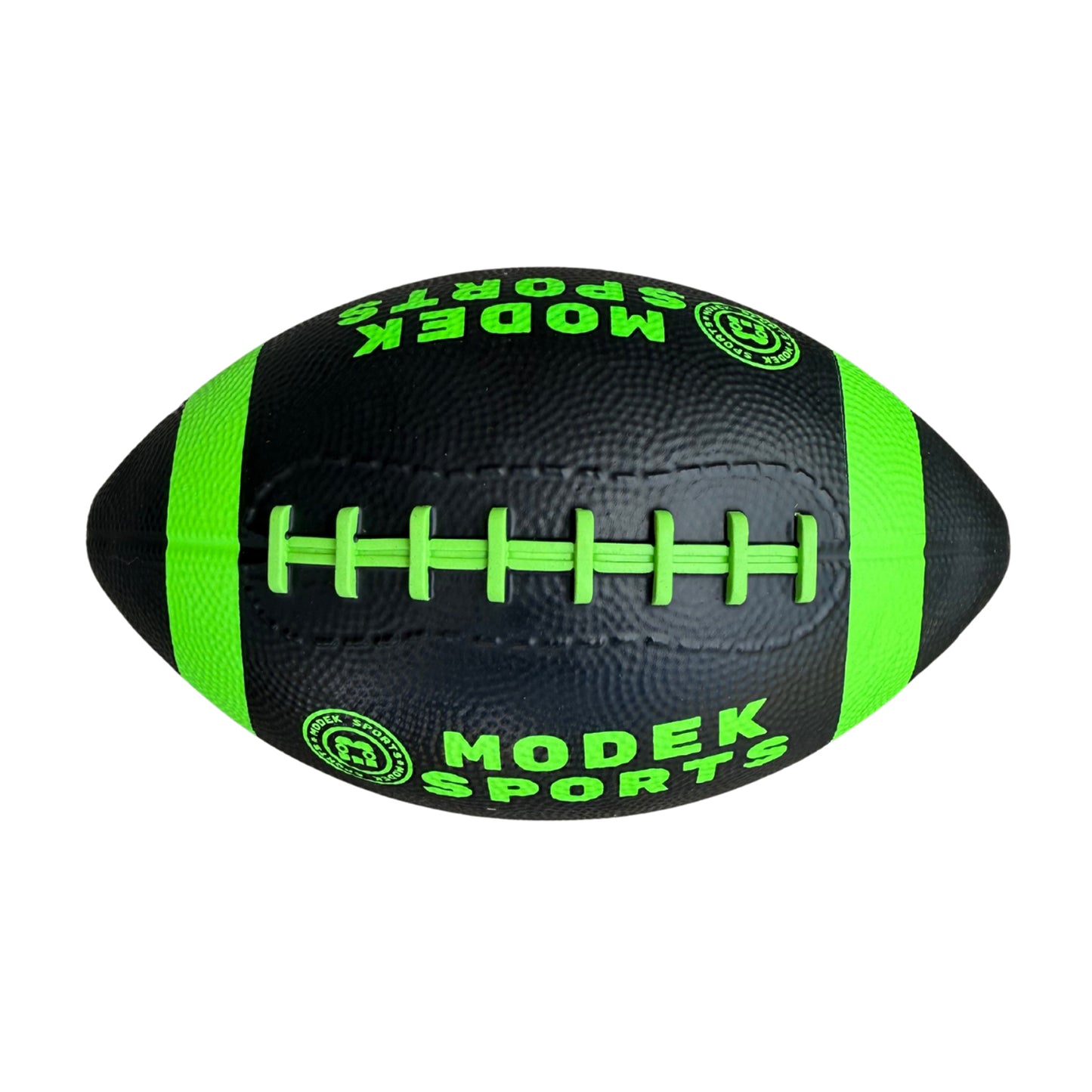 Size 3, 8" Rubber Football – Textured Grip (Assorted Colors Green and Orange) MSRB3