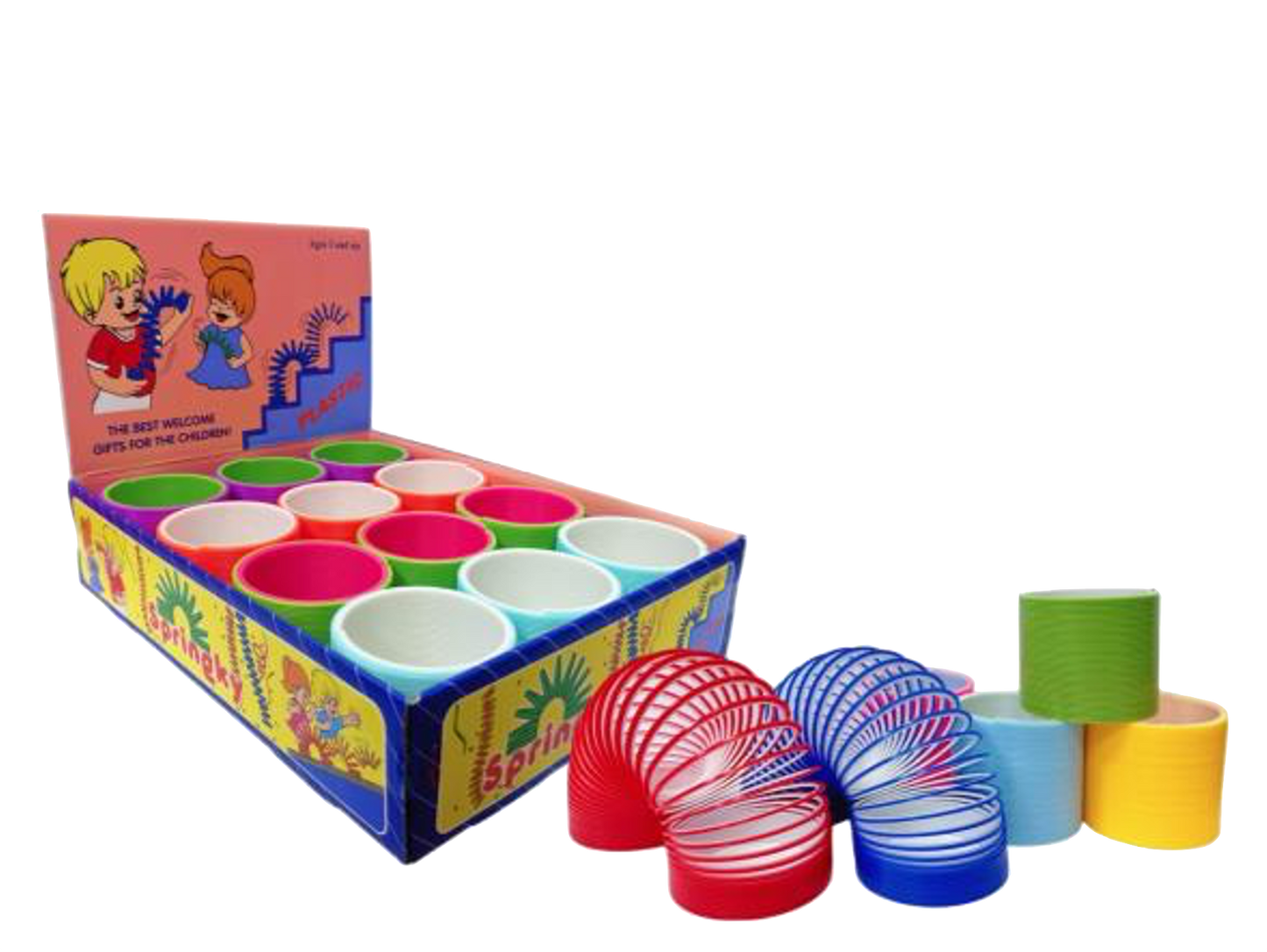 Magic Spring Coil Toy – Assorted Colors MSSLNK