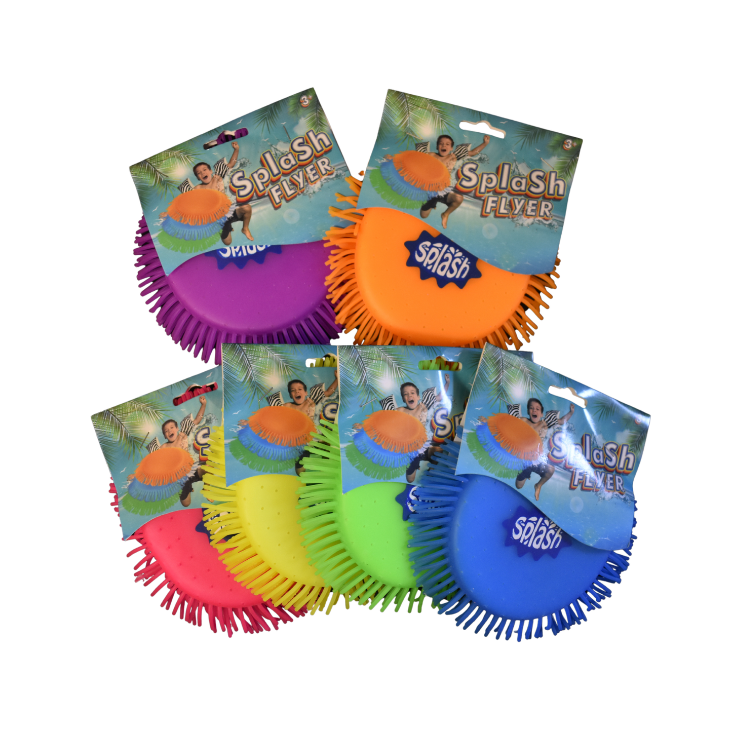 Splash Water Spray Flying Disc – Pool & Beach Frisbee (Assorted Colors) MSWFB