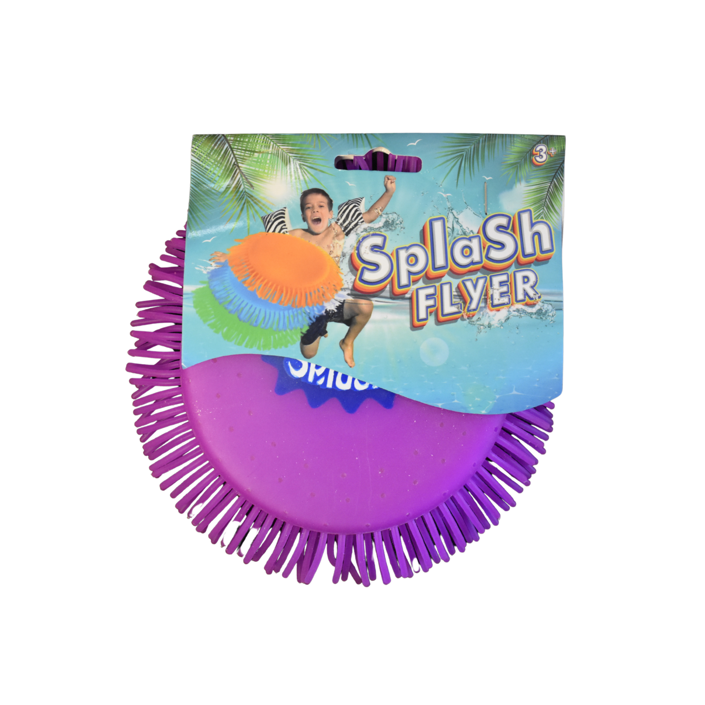 Splash Water Spray Flying Disc – Pool & Beach Frisbee (Assorted Colors) MSWFB