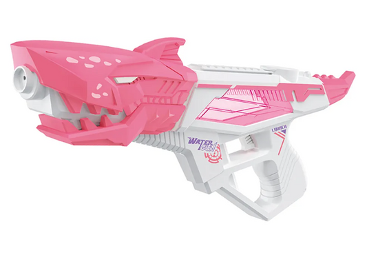 Pink Shark Power Water Blaster – Battery Operated | Pink MSWG (pink)