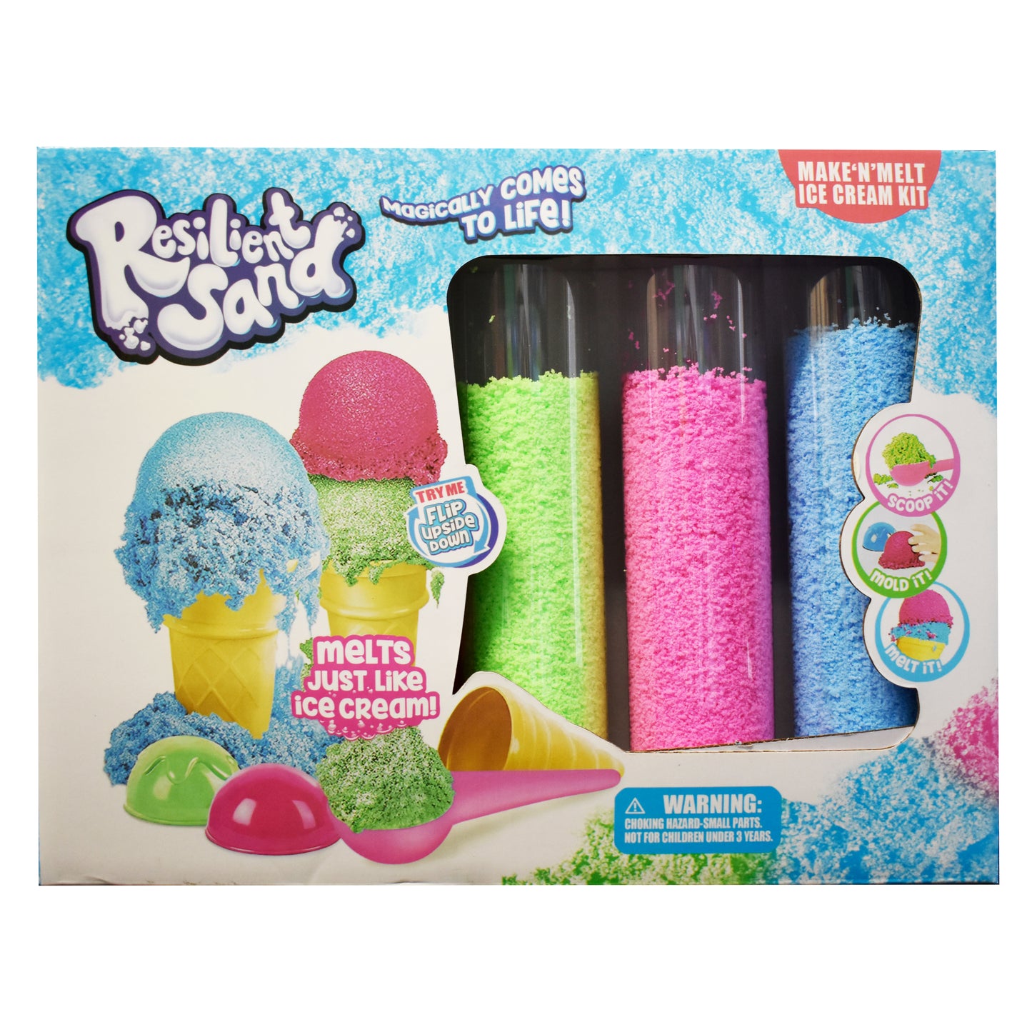 Resilient Sand Mold & Play Set – Creative Sensory Toy for Kids RS03