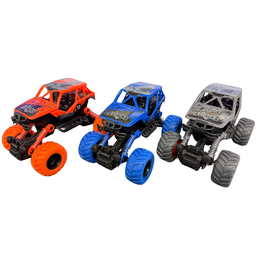 4x4 6" Scrambler Monster Truck – Assorted Colors (6pc Display) MSSCBL