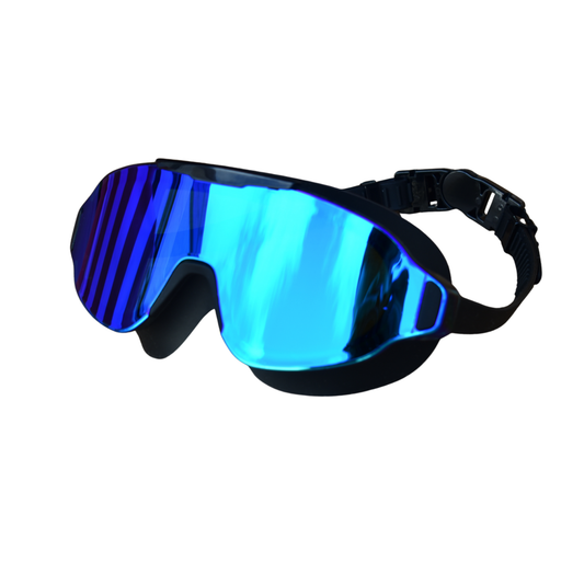 Large Lens Adult Swim Goggles – Mirrored | Assorted Colors MS8101