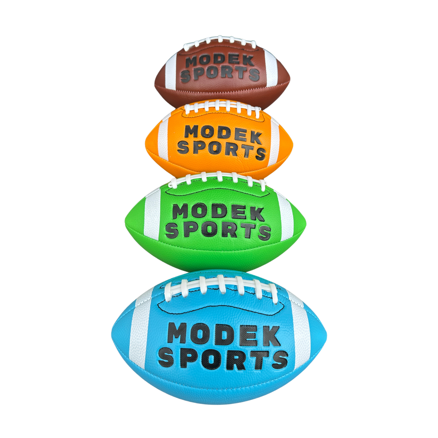 Size 3 8" Soft-Touch Football – Assorted Colors (Mixed Pack) MSFB3