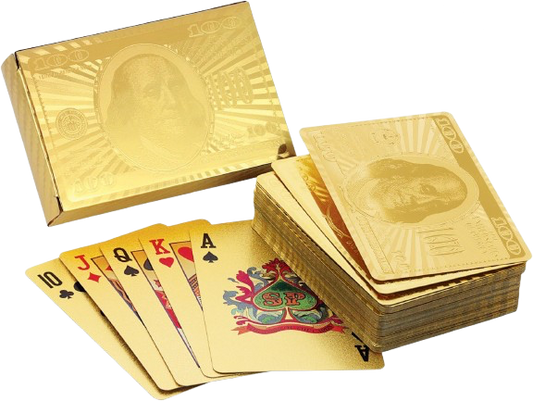 Gold Foil Playing Cards – 10 PC Box MSGC