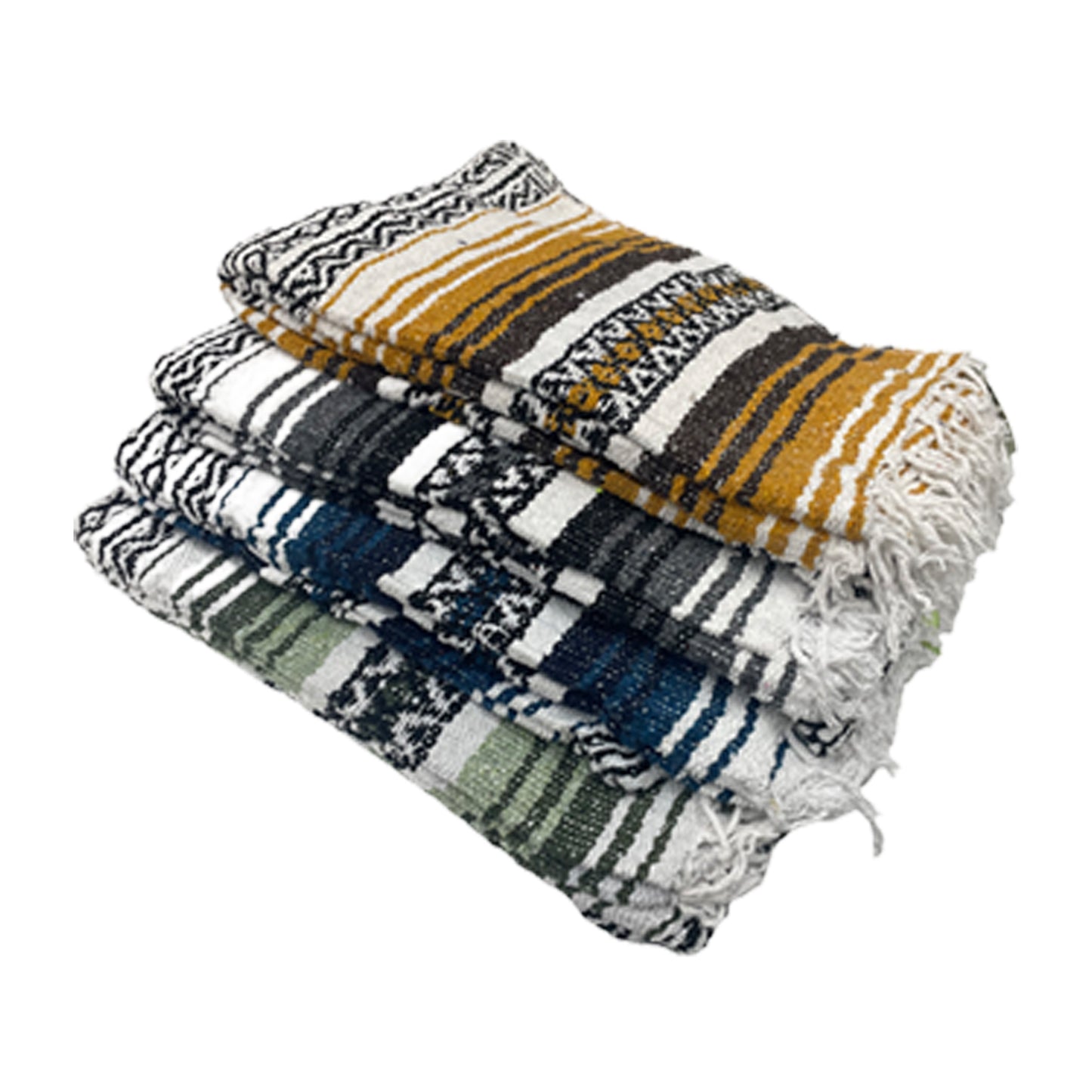 Mexican Style Blanket – 72" x 50" (Assorted Colors) BLANKET