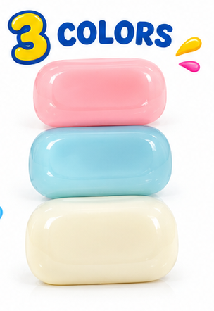 4" Vaseline-Filled Soap Bar Squishy – Assorted Colors MSS66