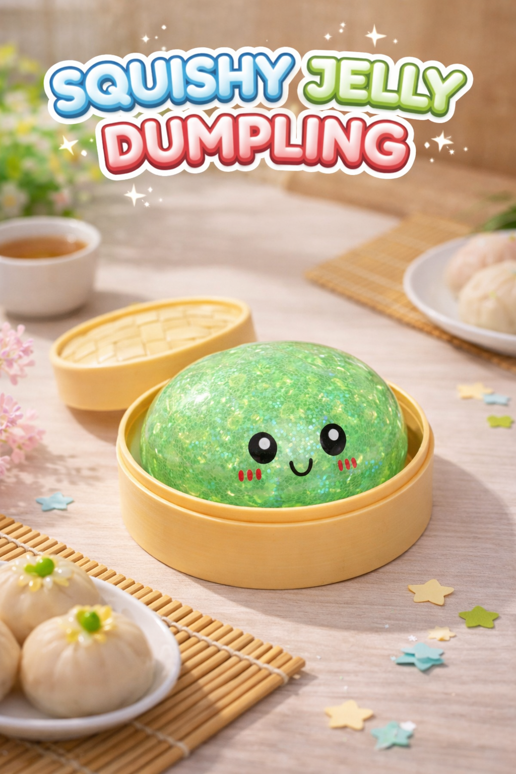 Squeezy Dumpling Toy -Gel Beads MSDS4